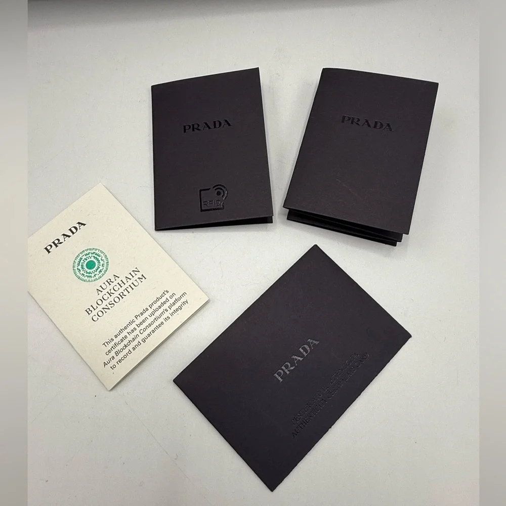 NWT PRADA Re-Nylon/ Leather Padded Large Black tote/ shopping Bag Crossbody mens - Picture 17 of 17